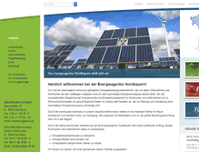 Tablet Screenshot of energieagentur-nordbayern.de